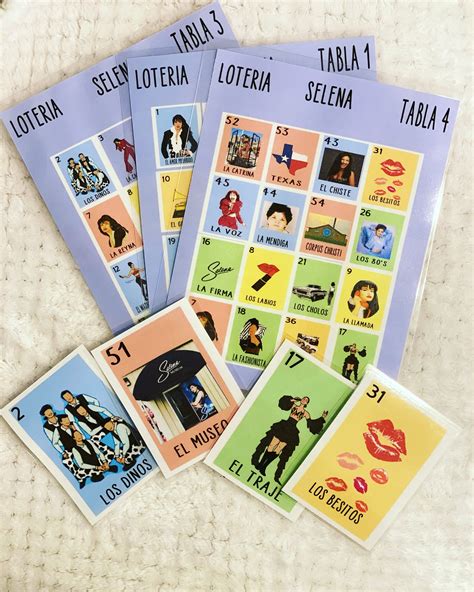 Listo Para Enviar Selena Loteria Selena Game Selena Etsy España