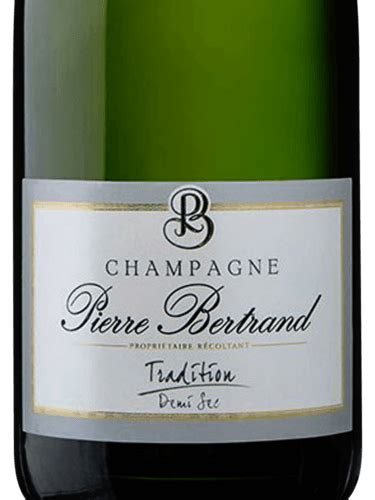 Pierre Bertrand Tradition Demi Sec Champagne Vivino US