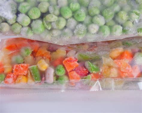 Premium Photo Frozen Vegetables In A Plastic Bag Healthy Food