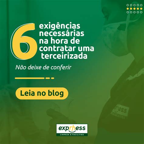 6 exigências necessárias na hora de contratar uma terceirizada