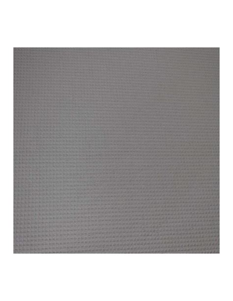 Coton Nid D Abeille Double Face Eponge Gris Clair