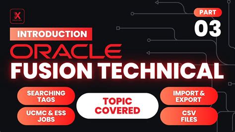 Introduction To Oracle Fusion Technical Part Oracle Tutorial