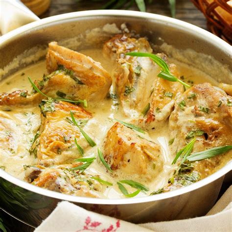 Recette Poulet La Cr Me Et Aux Champignons Facile Rapide