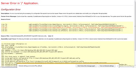 Could Not Load File Or Assembly Crystaldecisions Crystalreports Engine