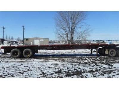 Manac Tandem Axle Hiboy Flatbed Trailer Trucks