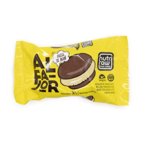 Alfajor Choco Y Pasta Man X G Nutri Raw