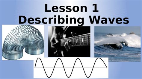 Aqa Physics Describing Waves Lesson Teaching Resources