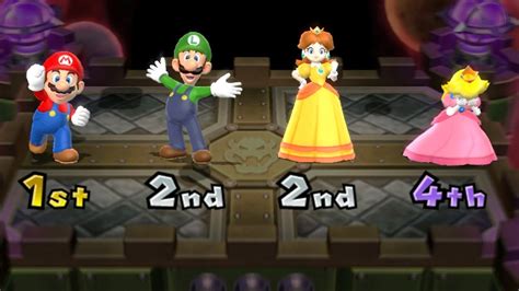 Mario Party 9 Minigames Mario Vs Luigi Vs Daisy Vs Peach Master Cpu Youtube