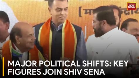 Congress Leaders Join Shiv Sena Milind Deora And Others Shift