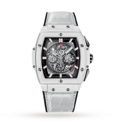 Hublot Spirit Of Big Bang White Ceramic Chronograph 42mm 641hx0173lr Watches Of Switzerland Us