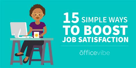 15 Simple And Free Ways To Boost Job Satisfaction