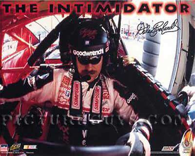 Dale Earnhardt The Intimidator Nascar Picture Plaque Ebay