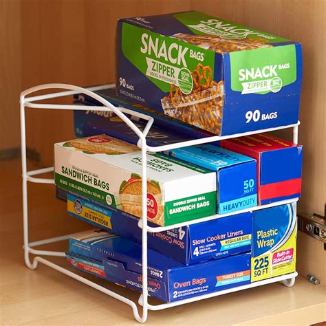 In Cabinet Food Wrap Organizer The Lakeside Collection