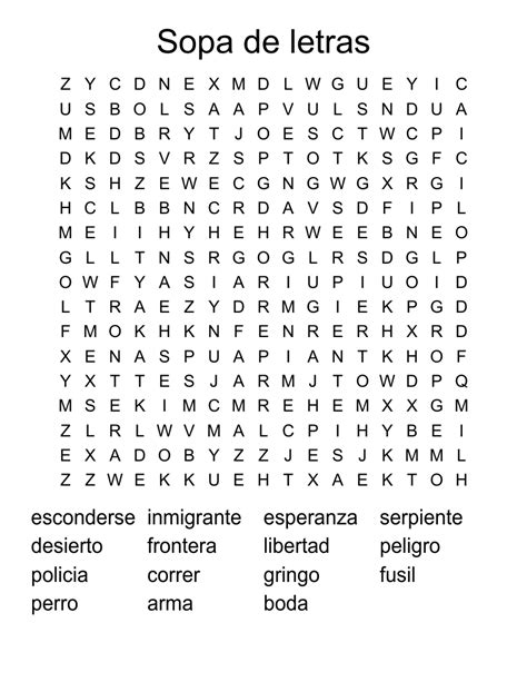 Sopa De Letras Y Crucigrama Sheet Music Word Search Puzzle Crossword ...