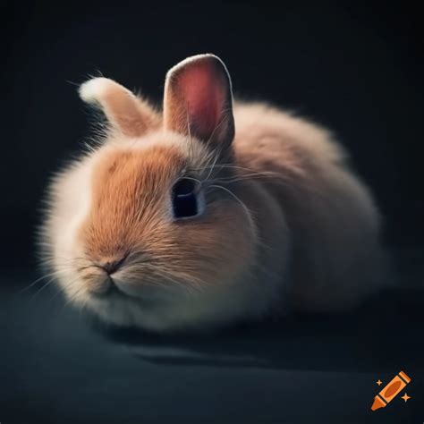 Round Fluffy Rabbit On Craiyon