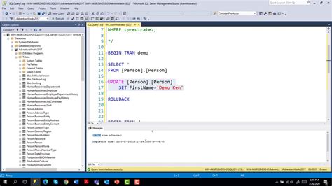 Querying Data With Transact Sql Sql Server Update Youtube