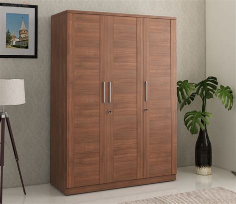 Buy Kosmo Grace Door Wardrobe Exotic Teak Finish Online In India At