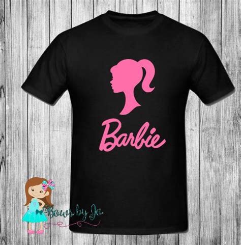 Barbie Shirt Custom Birthday Shirts Barbie Party Barbie Silhouette