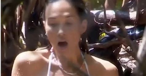 I M A Celeb S Myleene Klass Hits Back As She S Trolled For Wearing White Bikini Again The Mirror