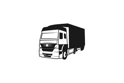 Truck Silhouette Moving Logo Graphic by WANGS · Creative Fabrica