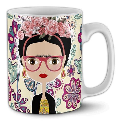 14 Plantillas Sublimar Tazas Frida Kahlo Listas Imprimir Compra Y Venta