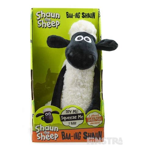 Shaun the Sheep: Baa-ing Shaun Talking Plush Soft Toy - Funstra