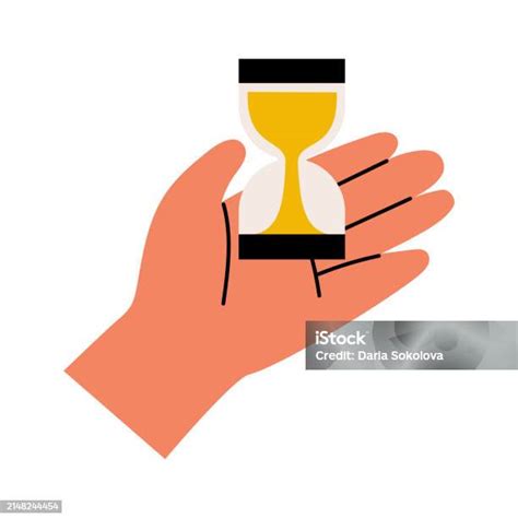 Hand Holding Hourglass Stock Illustration Download Image Now Analyzing Banking Budget Istock