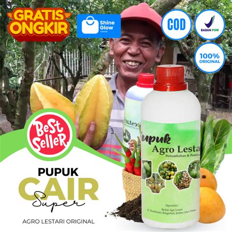 SATU LITER Pupuk Cair Organik Penyubur Daun Dan Buah Pelebat Tanaman