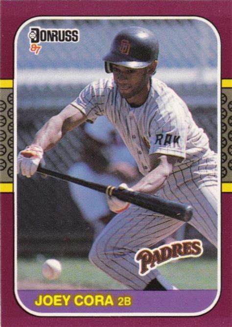 Joey Cora 1987 baseball card - 1980s Baseball