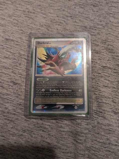 Pokémon TCG Darkrai LV X DP Black Star Promotional DP19 Holo Promo 1st