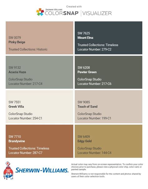 Paint Color Scheme With 2023 Color Of The Year Redend Point Sw 9081