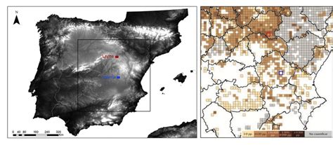1 Localizaci N De Las Dos Reas De Estudio En Las Que Se Ha Trabajado