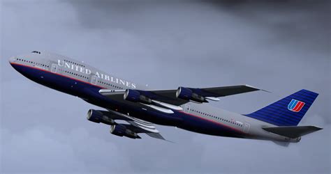 United Airlines N Ua For The Felis Aircraft Skins