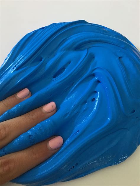 I Made This Blue Butter Slime With Some Blue Model Magic It Was One Of My First Times Using