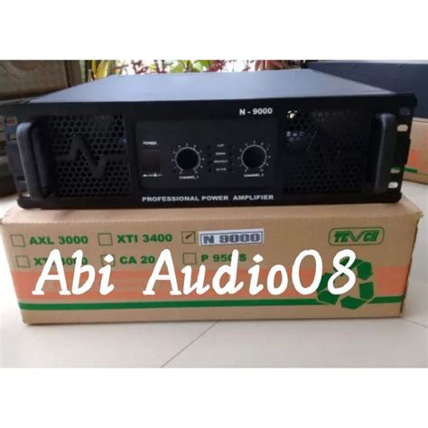 Jual Bok Power Amplifier 3U N9000 Plat Hitam Tebal Kualitas SNI