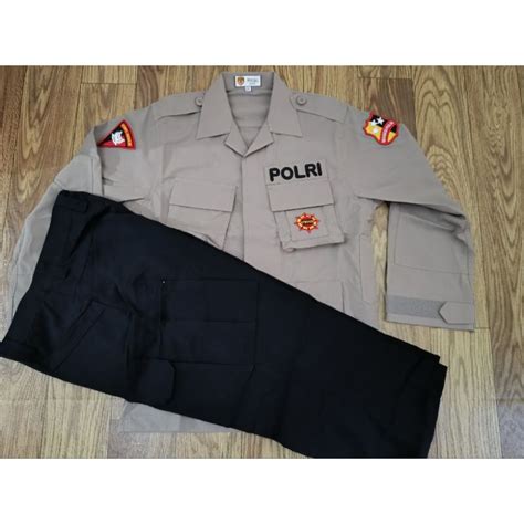 Jual Seragam Pdl Coklat Tactical Jatah Brimob Terbaru Tahun 2023 Bahan