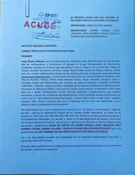 Jorge Lvarez M Ynez On Twitter El D A De Ayer Interpusimos Una