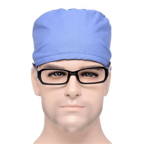 Ceil Doctor Surgical Scrub Cap Mens Medical Hat Tieback With Sweatband