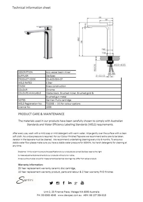 Axis Vessel Basin Mixer Brushed Gun Metal Devspec