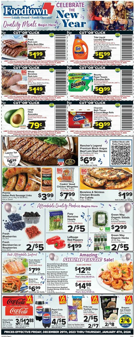 Food Town Weekly Ads And Specials From December 29