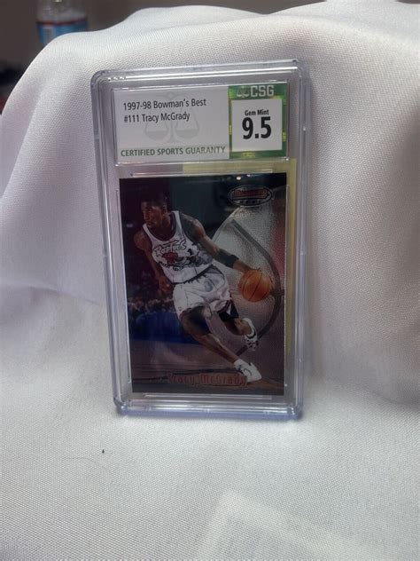 1997 98 Bowman S Best 111 Tracy McGrady RC EBay