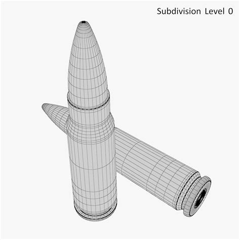 Patrone 762x39 3d Modell 9 Max Fbx Obj Free3d