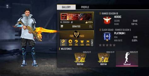 TheDonato S Free Fire ID Stats K D Ratio Real Name And More