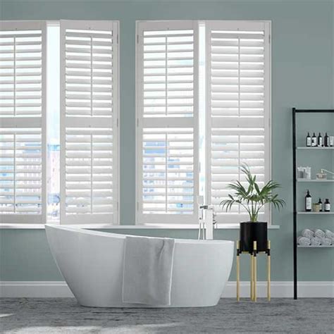 Window Shutters Blinds, White Plantation Shutter Blinds by Web