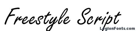 Freestyle Script Font Download Free Legionfonts