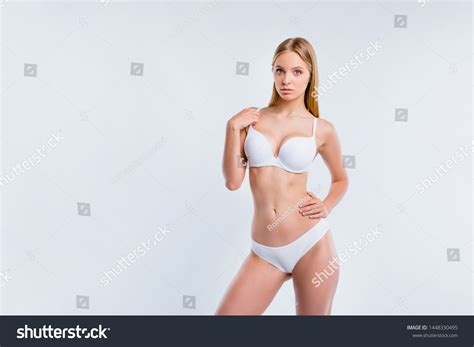 2 981 Skinny Blonde In Lingerie Images Stock Photos Vectors Shutterstock
