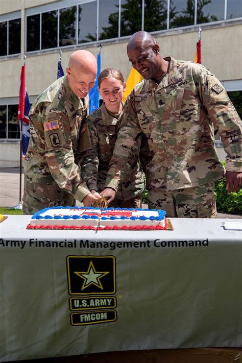 usafmcom celebrates army finance corps birthdays  army financial