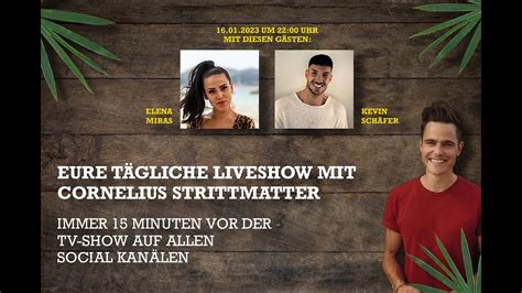 LIVE Viertelstunde davor mit Elena Miras Kevin Schäfer 4