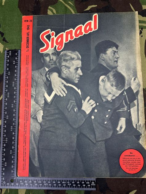 Original Ww2 German Signal Propaganda Magazine 1st December 1943