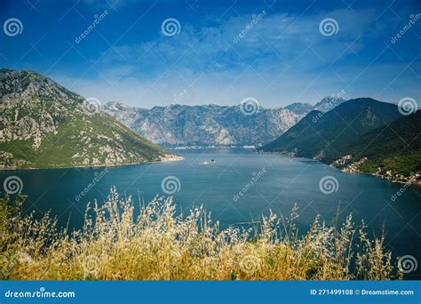 Beautiful View From The Observation Viewpoint In The Mountain Road In